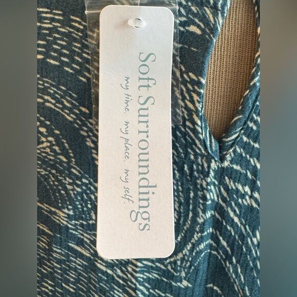 Soft Surroundings Oceo Gauze Tunic Abstract Small Top 2EW85 NWT - Picture 6 of 13